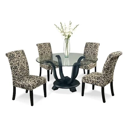 5 Piece Table and Chair Set